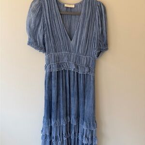 Ulla Johnson Blue Midi Dress